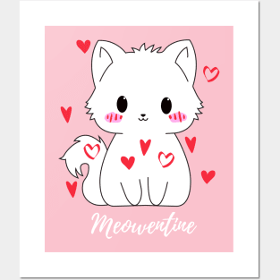 Meowintine Posters and Art